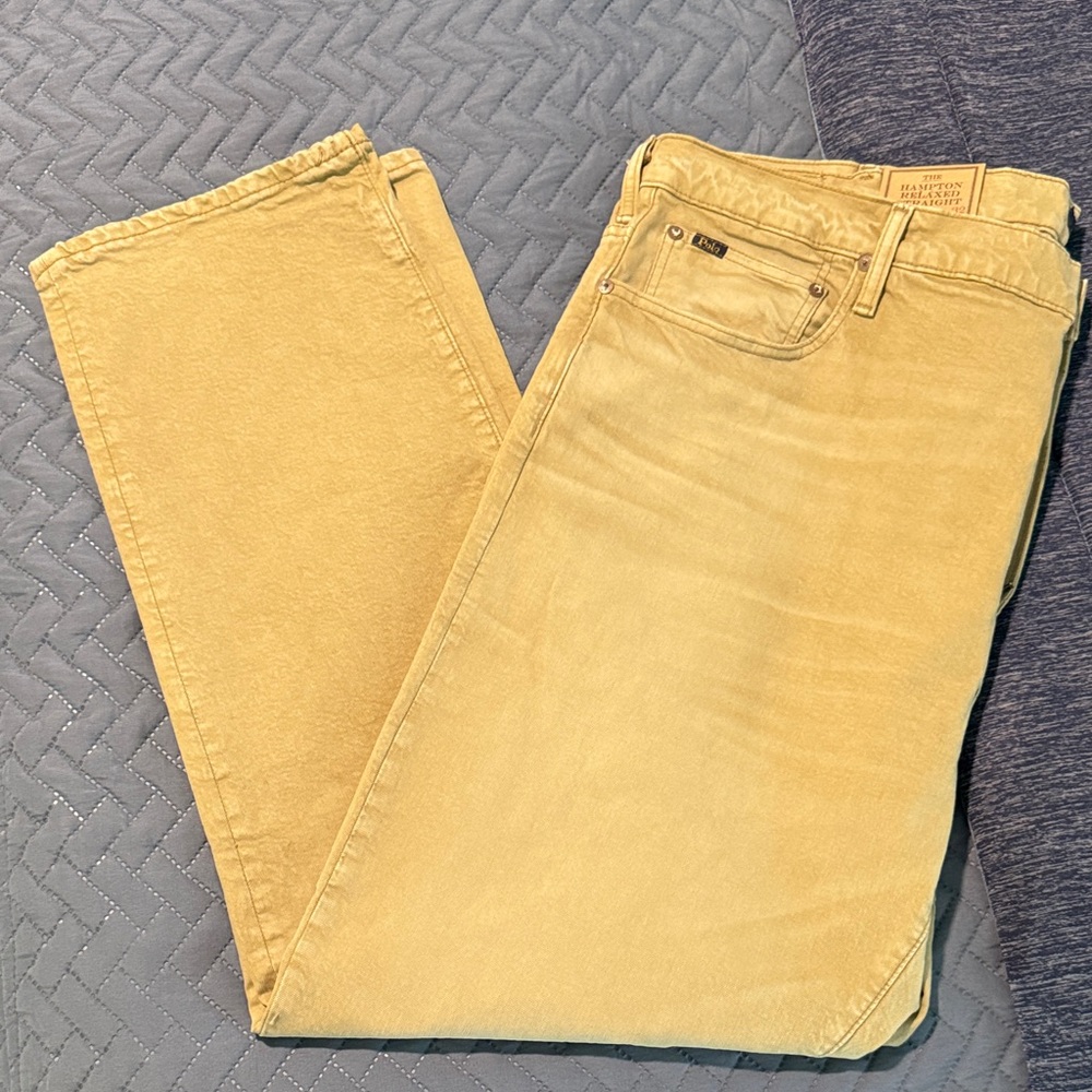 Big and Tall Polo by Ralph Lauren Tan Jeans